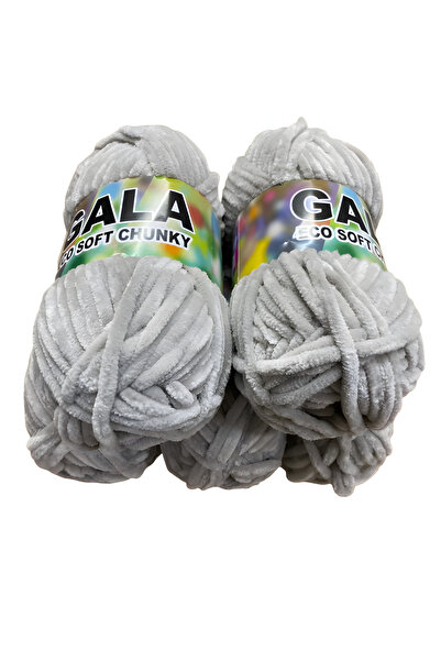 Gala Еко мека кадифена прежда за плетене, комплект от 5 броя, 500 г