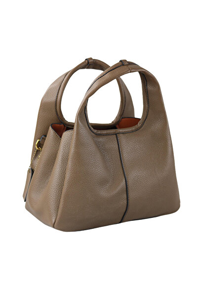 gen Premium Khaki Tote Bag: Stylish and Elegant Women's Handbag for Commuting and Everyday Use