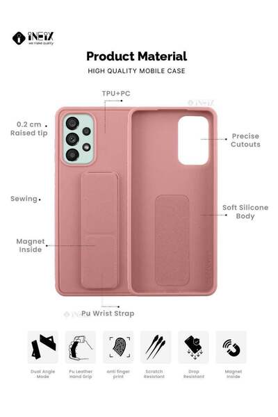 ineix 3 in 1 Magnetic Hand Grip Holder Case For Samsung Galaxy A73 5G