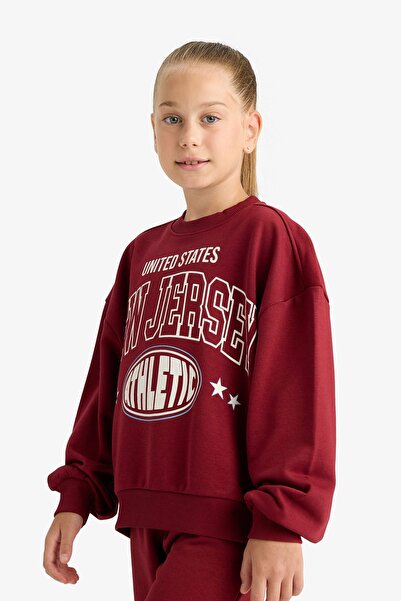 DeFacto Set de transpirație pentru fete E6416A8/BR281 BORDEAUX