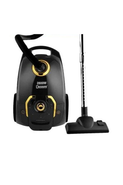 Dessini Vacuum Cleaner 2800W Cyclone HEPA Filter, Black