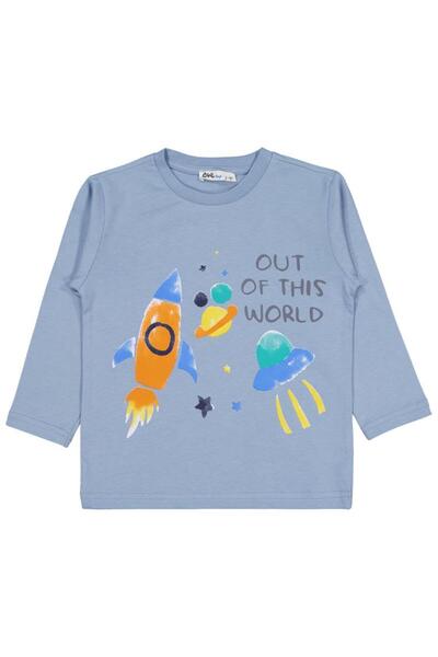 Civil Boys Out Of Thıs Štampano Dukserica za 2-5 godina - Plava 2-3 godine