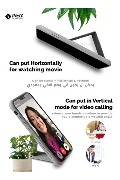 ineix 3 in 1 Magnetic Hand Grip Holder Case For Samsung Galaxy A03S