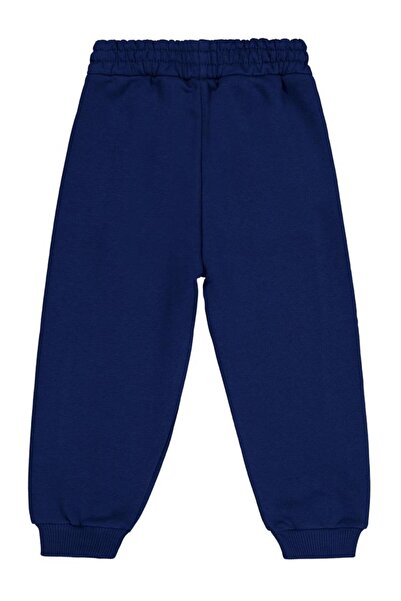 Civil Boys Push Your Printed 2-5 Years Old Sweatpants - Navy Blue 3-4 Years Old