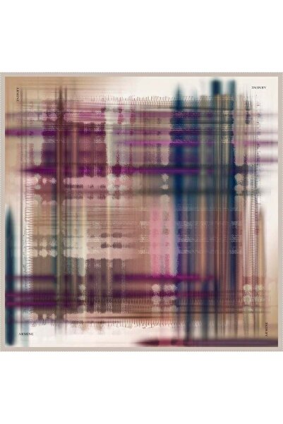 Armine Sura Silk Scarf Nostalji̇ 8323-32