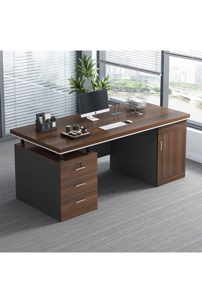 KEKE Executive Office Desk and Multifunction Computer Table 160 CM