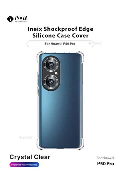 ineix غطاء سيليكون فائق المقاومة للصدمات لهاتف هواوي P50 Pro