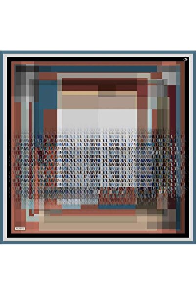 Armine Sura Silk Scarf Nostalji̇ 8934-33