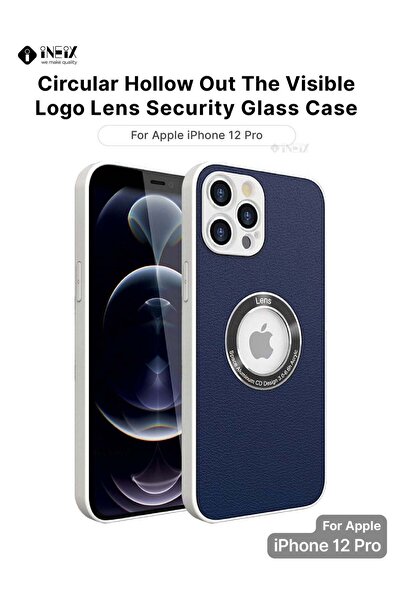 ineix غطاء حماية مع عدسة شعار مرئية لهاتف Apple iPhone 12 Pro