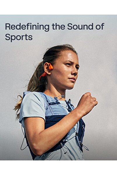 Shokz OpenRun Pro 2 Bone Conduction Open-Ear Wireless Headphones (Orange)