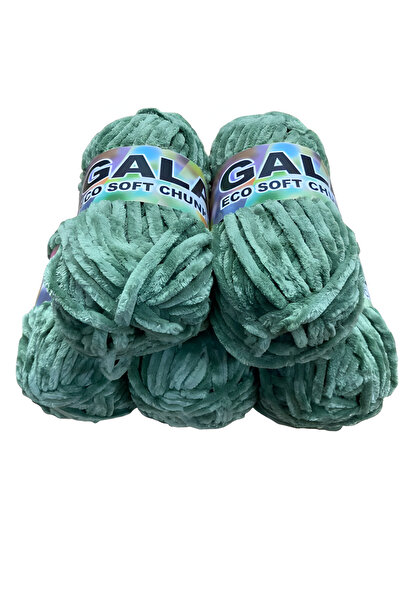 Gala Set de 5 fire de tricotat din catifea moale Eco, 500 gr