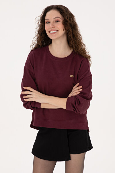 U.S. Polo Assn. Women's Burgundy Sweatshirt 50309454-Vr177