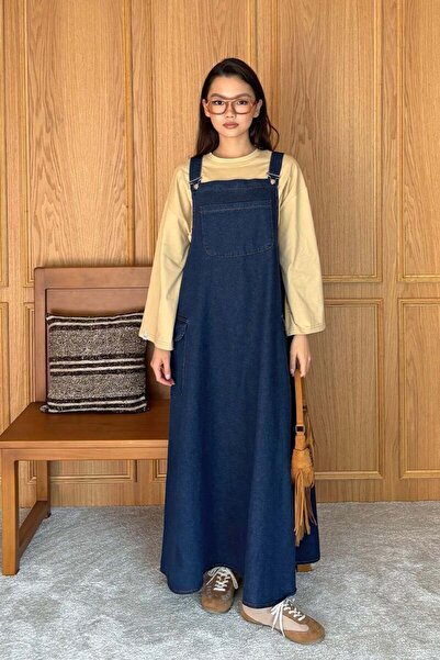 Ceylan Otantik Salopet with Denim Skirt