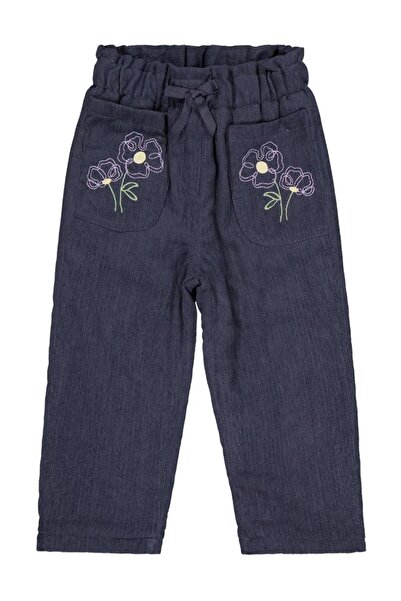 Civil Girls 2-5 Years Old Pants with Front Pocket - Gray 5-6 Years Old