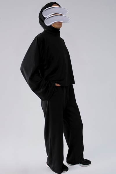 EN WOMAN Seasonal Crop Pants Set - Seasonal Fabric Crop & Straight Leg Pants ...