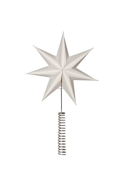 Eglo Isa Star Decoration 411508, H 33 cm, steel + paper, silver