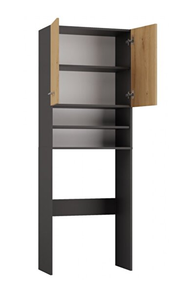 Other Szafka na pralkę POLA DK 64x30xH180 antracyt/artis