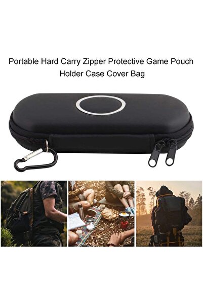 eWINNER Hard Carry Zipper Case for Sony PSP 1000/2000/3000 - Black
