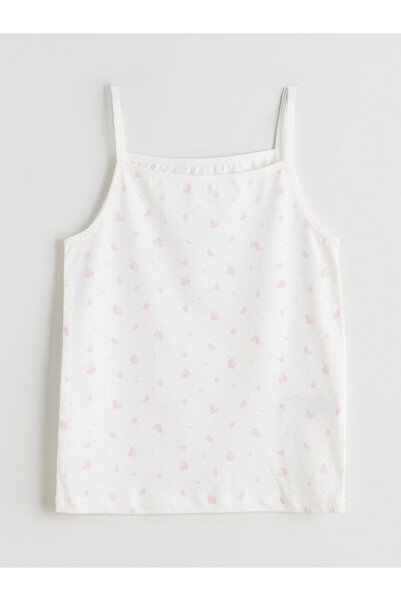 LC Waikiki İzr New Season Square Neck Girls' Tank Top