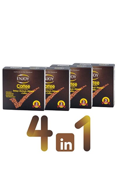 Enjoy Pack Of 4 Coffee Premium Condoms