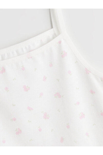 LC Waikiki İzr New Season Square Neck Girls' Tank Top