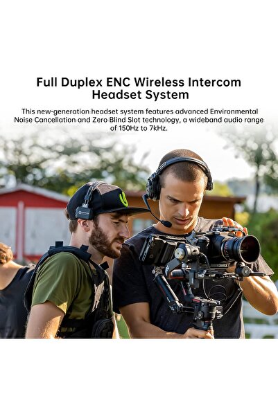 HollyLand Solidcom C1 Pro Wireless Intercom Headset System (ENC, Full-Duplex, 1100 ft, PTT)