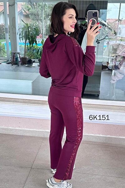 İnce Topuk Zippered Sequined 2 Thread Set 6K151