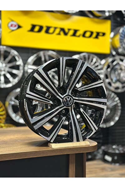 RC 16" Jant Takımı – Volkswagen–Seat–Skoda Uyumlu - 6.5J 5x112 ET40 73.1 - Black Diamond - 4 Adet