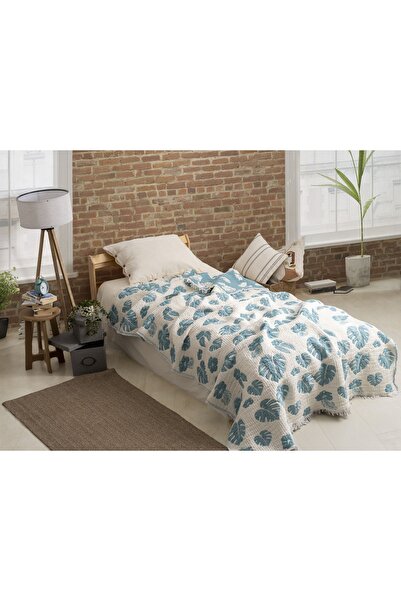 Peshtemalsan TEK KİŞİLİK 9 KATLI %100 PAMUK 180x220 MÜSLİN YORGAN YATAK ÖRTÜS...
