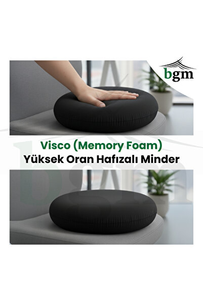 bgm Orthopedic Visco Sitting Cushion (Memory Foam) – Washable Cover, Soft Structure Orthopedic Pillow