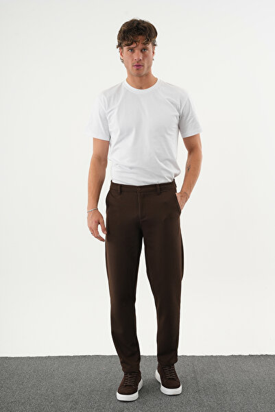 Redline Arden Winter Thick Slim Fit Belted Men's Trousers