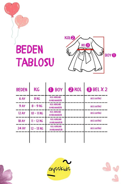 aysskids Alina Baby Girl Set