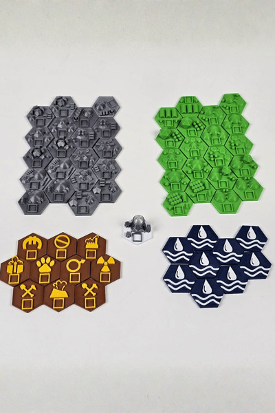 UQMO Board Game Accessory - Terraforming Mars Game Compatible Special Design ...