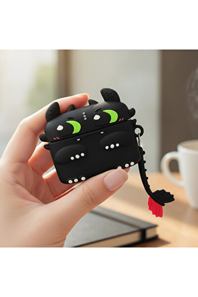 CaseOnn Xiaomi Redmi Buds 8 Lite Kılıf Karakter Figürlü Dişsiz Toothles