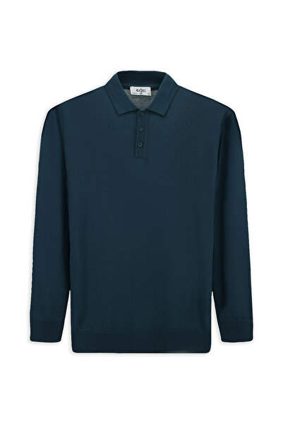 Kiğılı Polo Neck Regular Fit Wool Knitwear Sweater