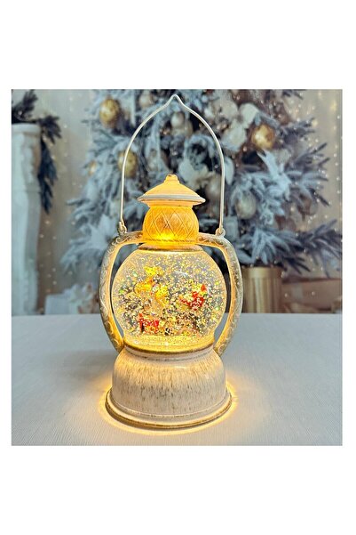 HOFF lantern decoration, 2 LEDs, warm light, H 20 cm, battery-powered
