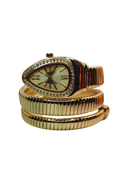 Shinex Accessory Lüks Yılan Model Kadın Saati, Kutulu Gönderim Yapılır