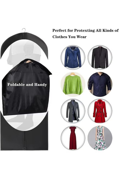 Generic Transparent Window Clothing Protection Bag EVA Coat Cover Suitable for Wardrobe and Travel