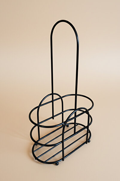 KHAKMA Metal Oil Pot Stand |   Stylish and Durable 2-Piece Oil Bottle Carrier Organizer