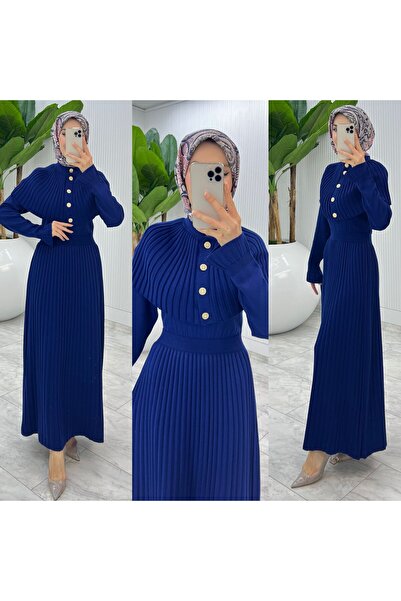 FIRSTESLEM Set superb de rochie și pelerină din tricotaje cu o postură elegan...