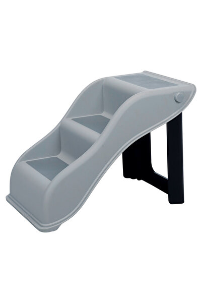 Trixie Trepte pentru animale de companie, Plastic, 54x34x39 cm, Până la 40 kg, Gri