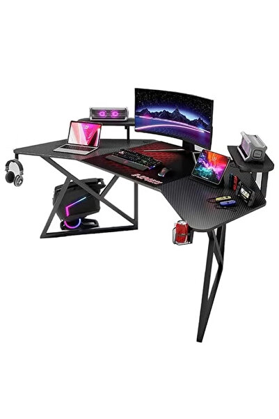 KEKE مكتب ألعاب وكمبيوتر مريح 180 سم