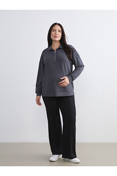 LC Waikiki بنطلون رياضي للحوامل من Özmarka للموسم الجديد مع خصر مطاطي ولوحة ل...