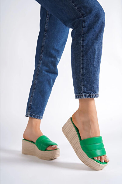 Joy Ayakkabı REINA Ортопедични чехли с подплатена подметка и плетен вид за же...