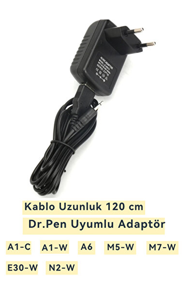 DEFOND Dr. Pen Cihazları İçin Uyumlu Adaptör+Kablo Dr.Pen A6 - M7 - M5 - E30 ...