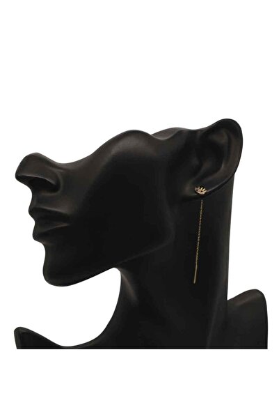 Bijuteria SORELLY 14k Gold Evil Eye Earrings with Zirconia Stone