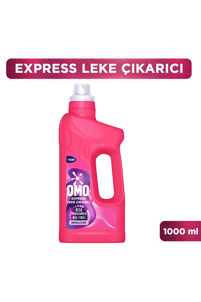 Omo Express Leke Çıkarıcı Renkliler 1000 ml x1