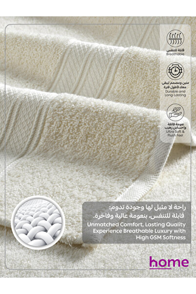 Donetella 8 Pcs Premium Towel Set – 100% Combed Cotton 600 GSM, Soft, Quick Dry & Absorbent for Bath & Gym.
