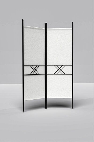 Retodesign BEYAZ 2 KANAT PARAVAN 1442B