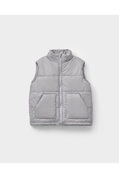 sobekidstore سترة قطنية منفوخة للأطفال من الجنسين مع جيوب بسحاب وتصميم مبطن